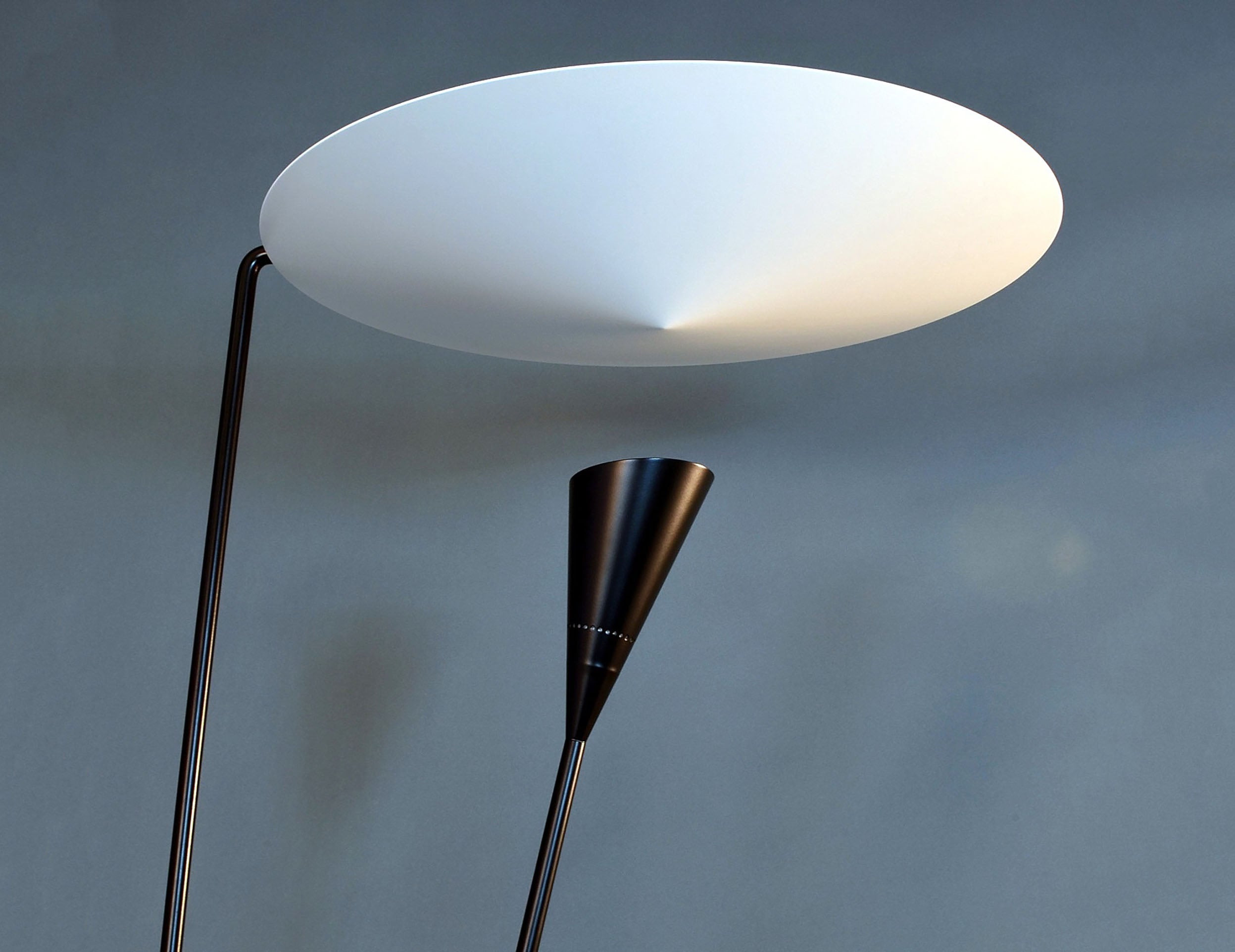 Michel Buffet floor lamp model B206 - closeup of dome