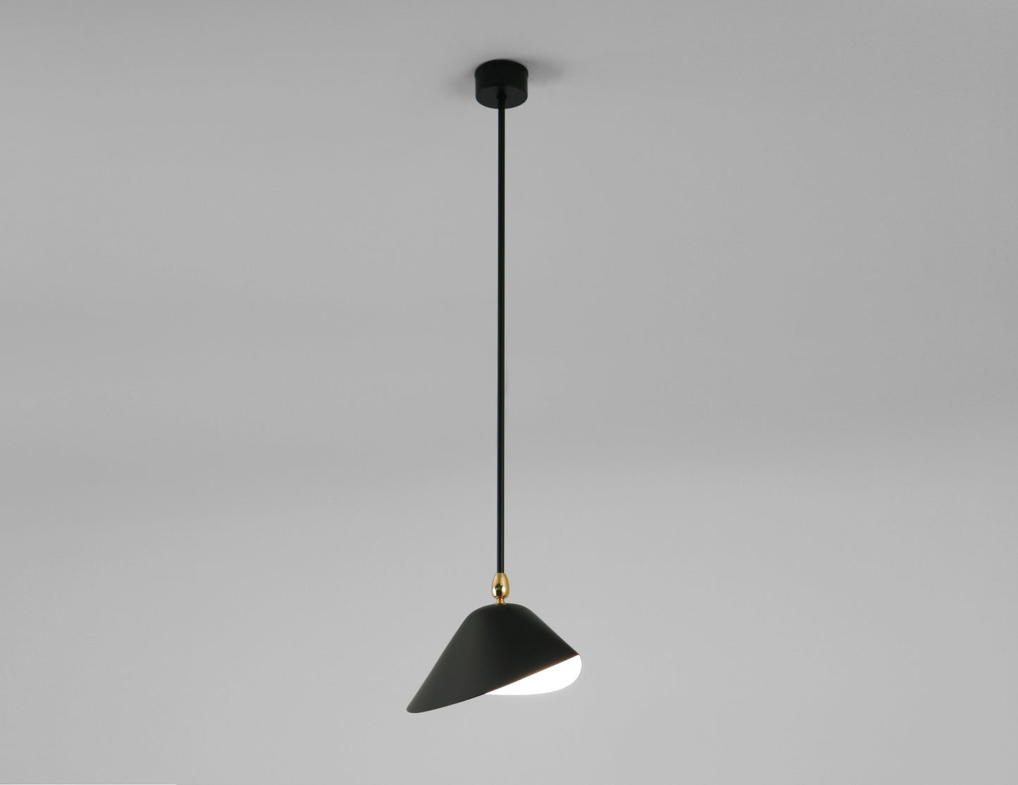 Black Serge Mouille Library Ceiling Lamp - SergeMouilleUSA
