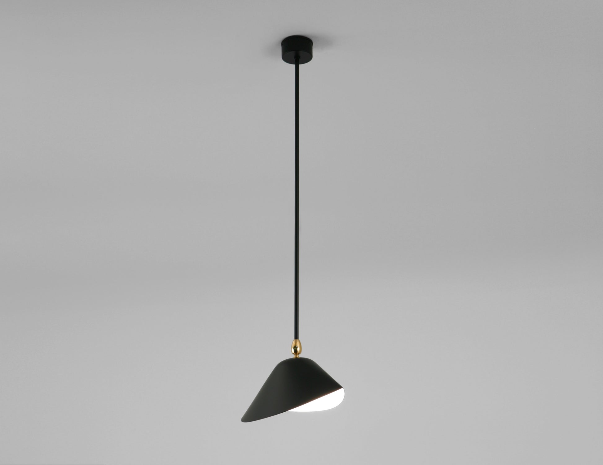 Black Serge Mouille Library Ceiling Lamp - SergeMouilleUSA