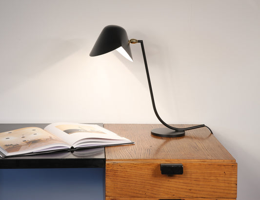 Black Serge Mouille Antony Desk Lamp - SergeMouilleUSA