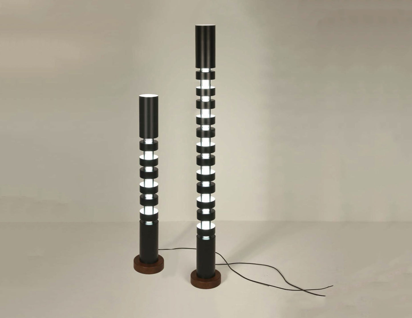 Large and Small Serge Mouille Totem Floor Lamps - SergeMouilleUSA