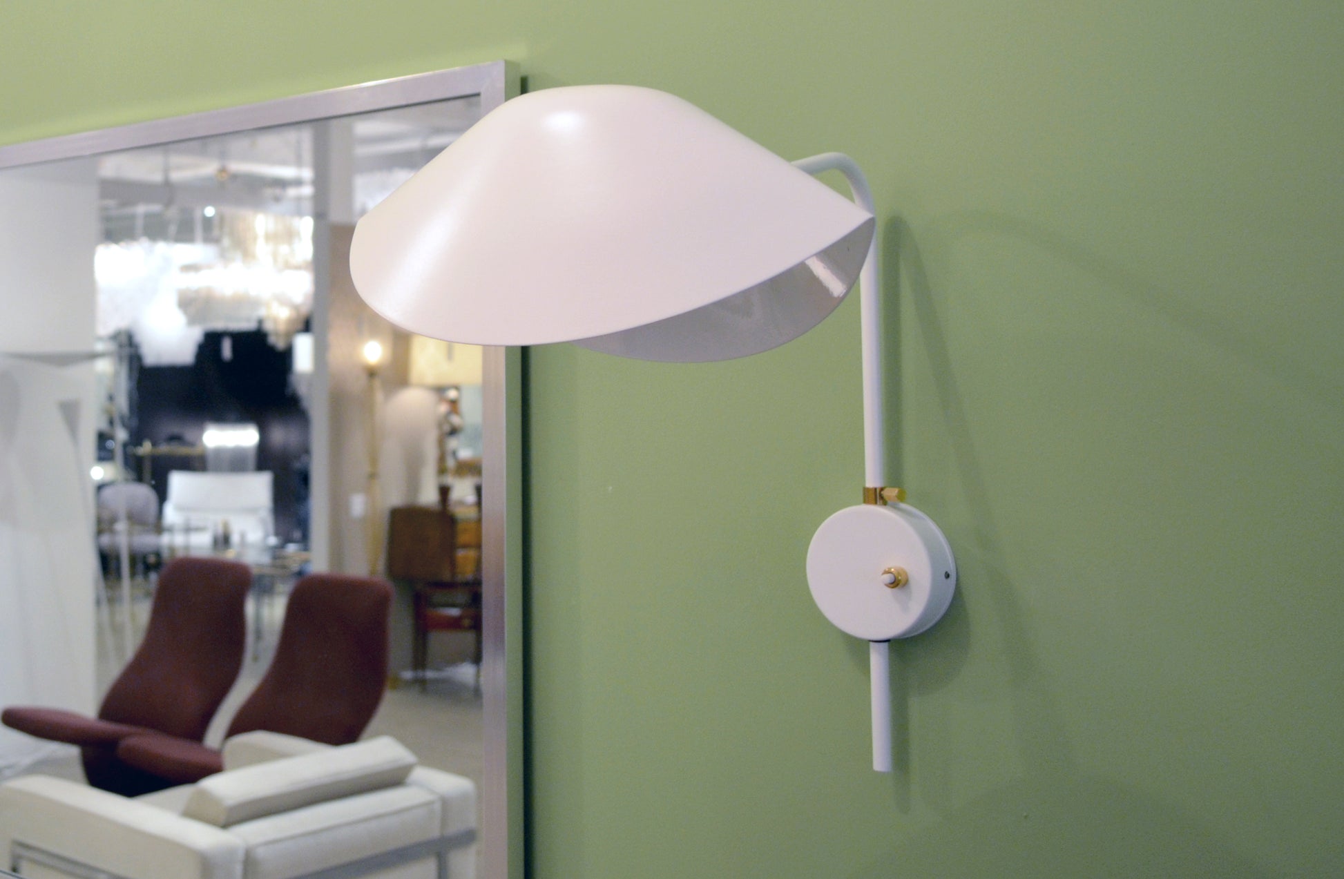 White Serge Mouille Antony Sconce - SergeMouilleUSA