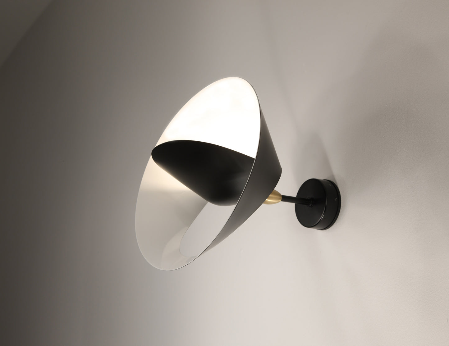 Black Serge Mouille Saturn Sconce - SergeMouilleUSA