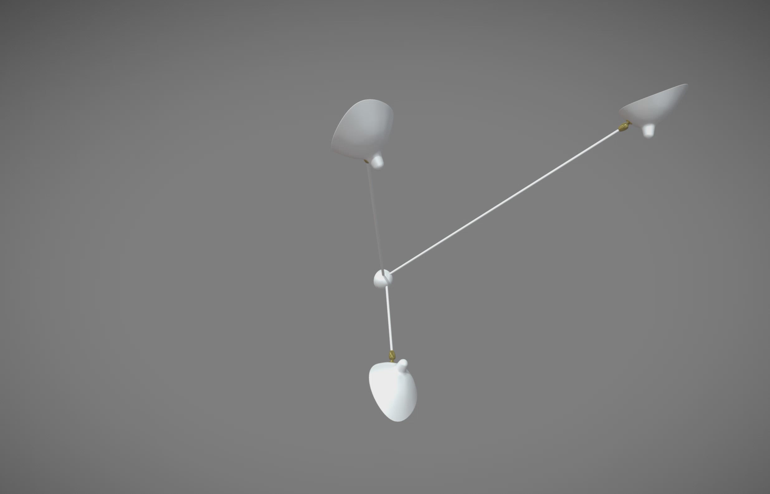 マレウス リングライト Serge Mouille Spider Sconce with 3 Fixed Arms - SergeMouilleUSA