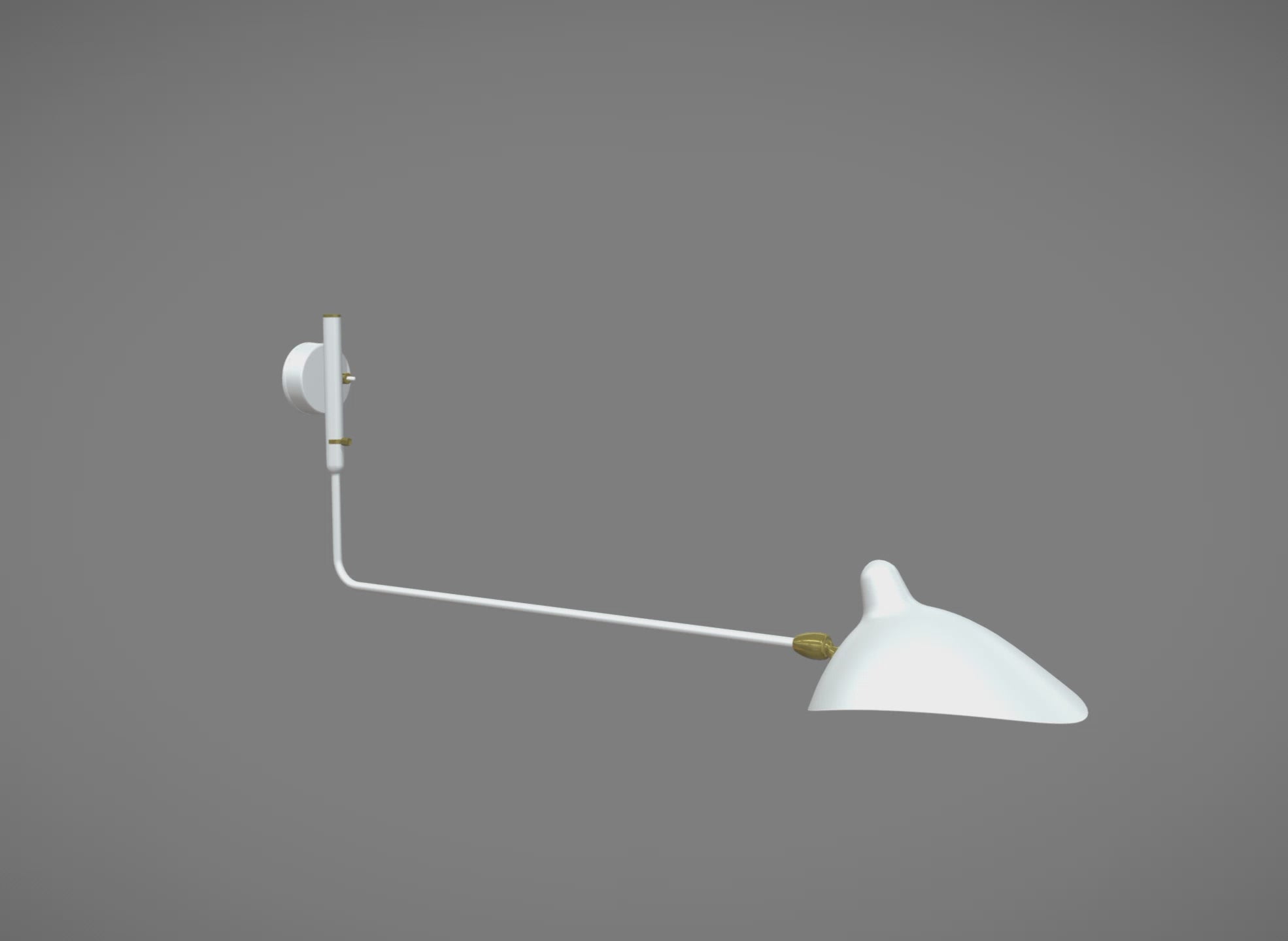 Serge Mouille Rotating Sconce with 1 Arm - SergeMouilleUSA